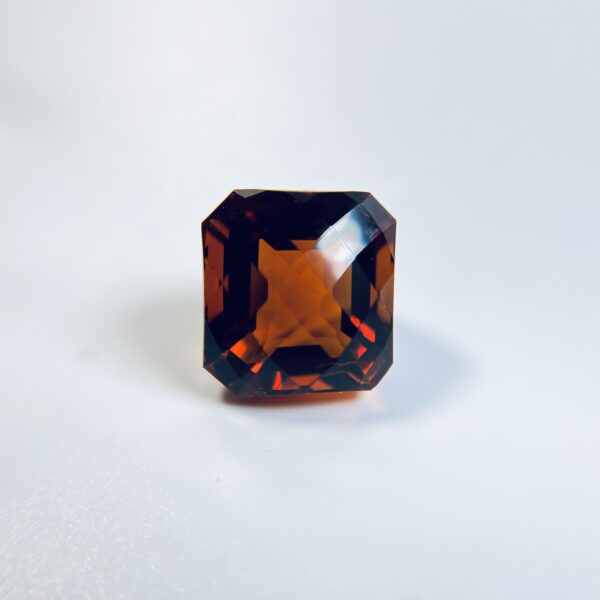 29.92 carat cushion-cut Citrine with checkerboard crown